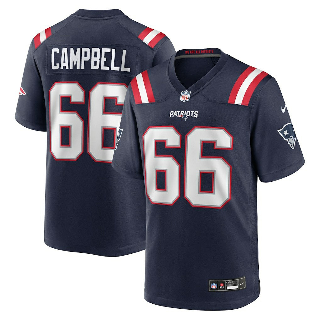 Will Campbell New England Patriots 2025 NFL Draft First Round Pick Game Jersey Navy | Nike for Sale