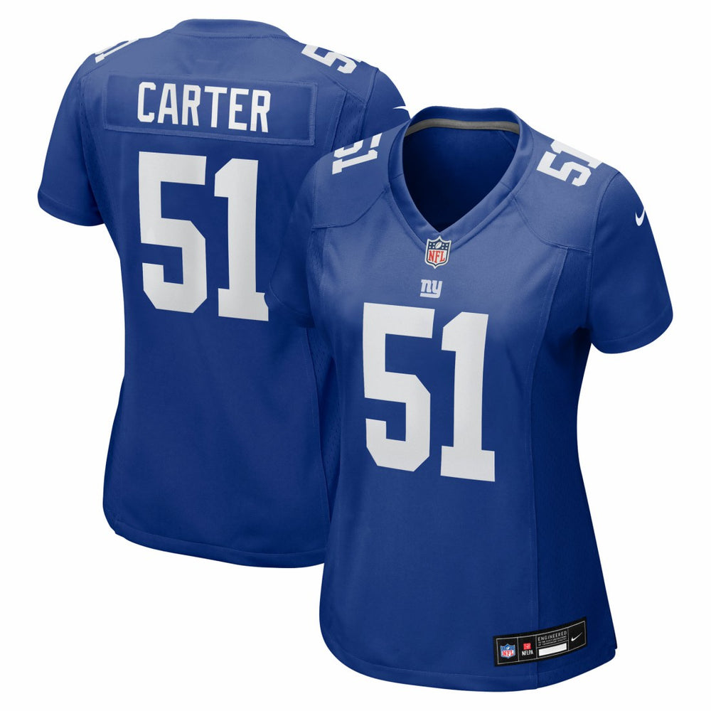Abdul Carter New York Giants Women's First Round Pick Game Jersey Royal | Nike for Sale