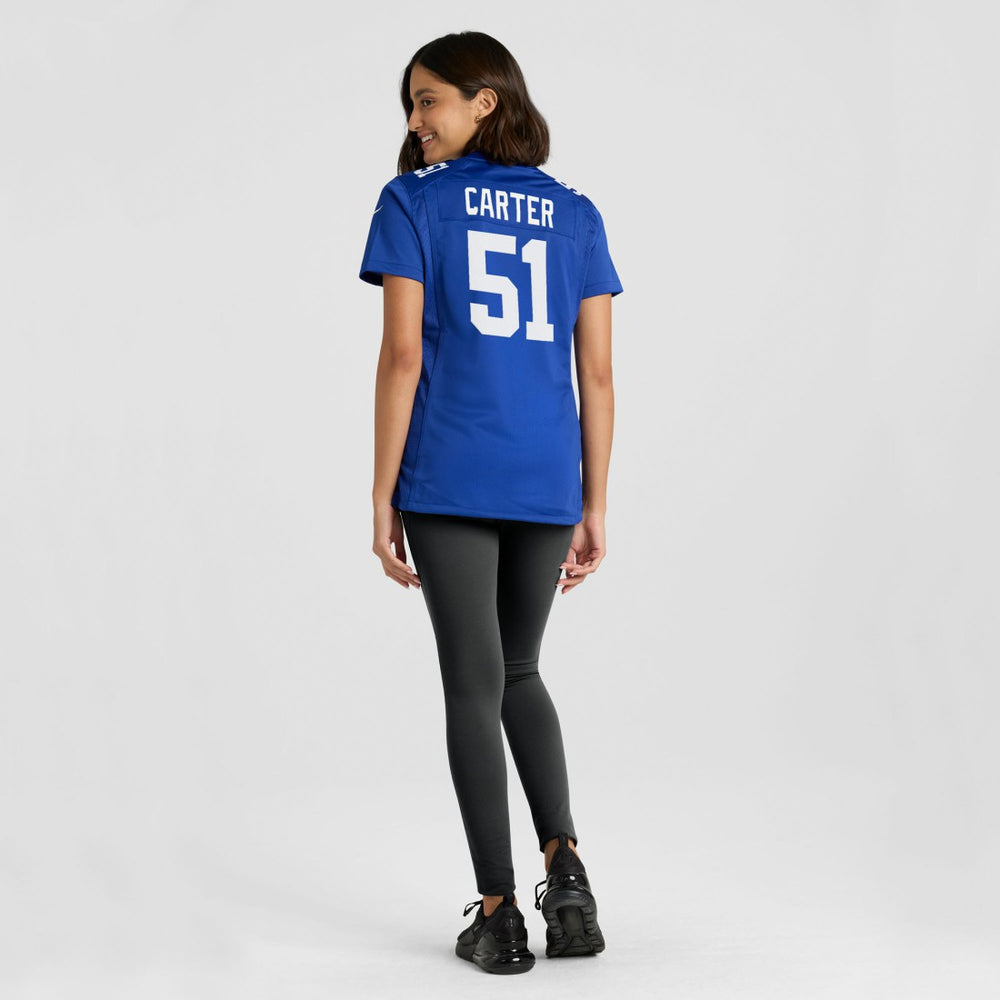 Abdul Carter New York Giants Women's First Round Pick Game Jersey Royal | Nike for Sale