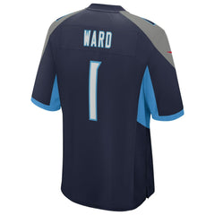 Cameron Ward Tennessee Titans 2025 NFL Draft First Round Pick Alternate Game Jersey Navy | Nike for Sale