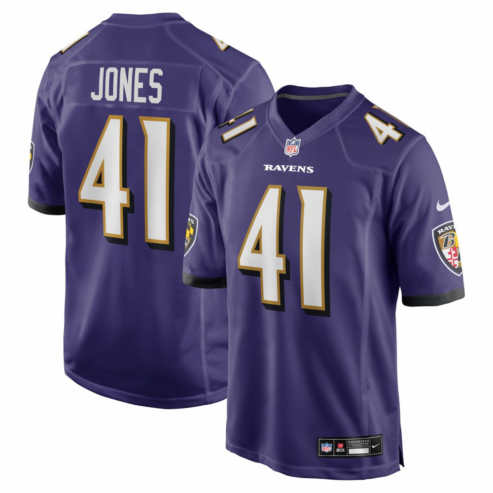 Dre'Mont Jones Baltimore Ravens Team Game Jersey Purple | Nike for Sale