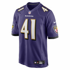 Dre'Mont Jones Baltimore Ravens Team Game Jersey Purple | Nike for Sale
