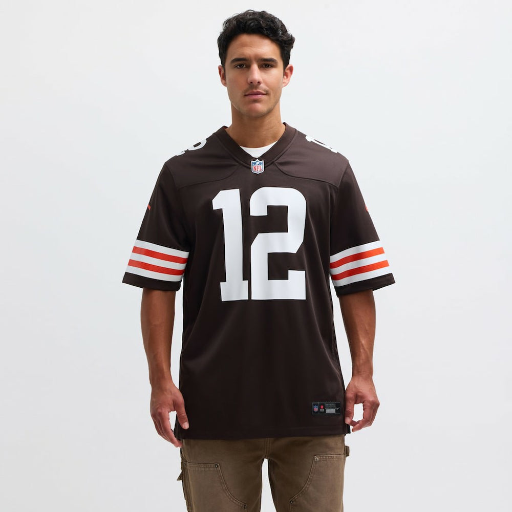 Shedeur Sanders Cleveland Browns 2025 NFL Draft Game Jersey Brown | Nike for Sale