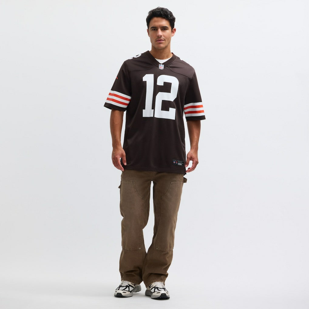 Shedeur Sanders Cleveland Browns 2025 NFL Draft Game Jersey Brown | Nike for Sale