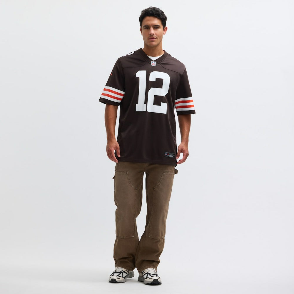 Shedeur Sanders Cleveland Browns 2025 NFL Draft Game Jersey Brown | Nike for Sale