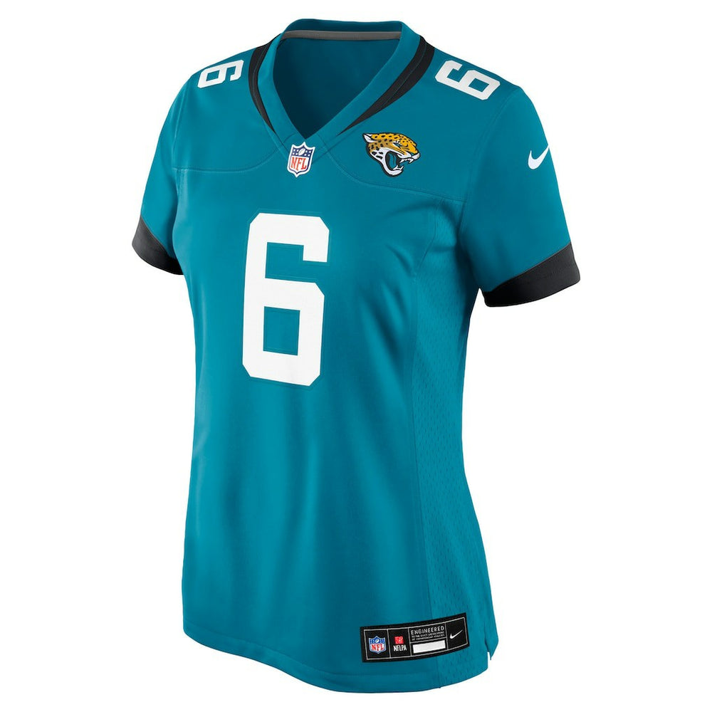 Greg Newsome II Jacksonville Jaguars Women's Team Game Jersey Teal | Nike for Sale