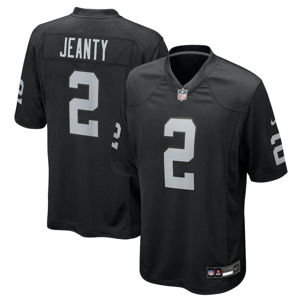 Ashton Jeanty Las Vegas Raiders 2025 NFL Draft First Round Pick Game Jersey Black | Nike for Sale