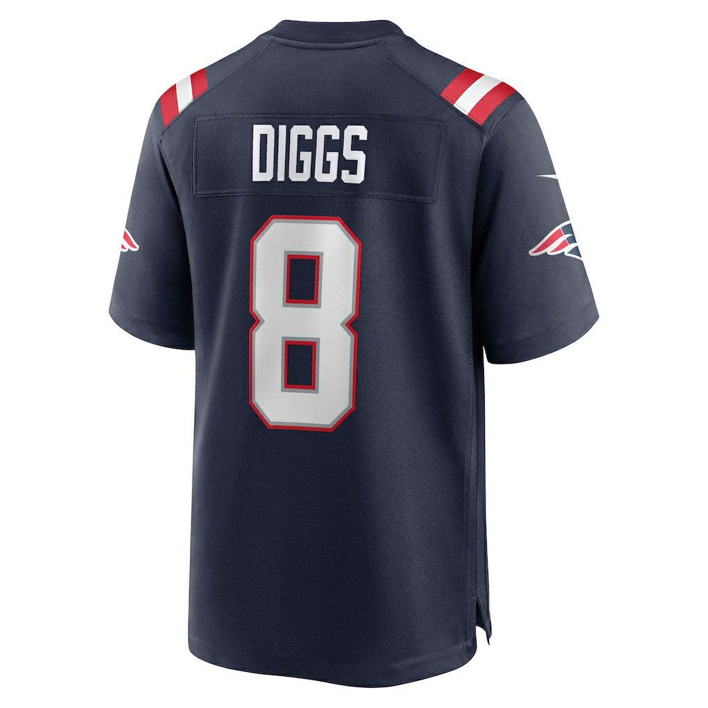 Stefon Diggs New England Patriots Game Jersey Navy | Nike for Sale