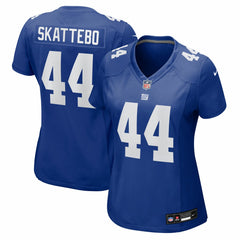 Cam Skattebo New York Giants Women's Team Game Player Jersey Royal | Nike for Sale