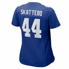 Cam Skattebo New York Giants Women's Team Game Player Jersey Royal | Nike for Sale