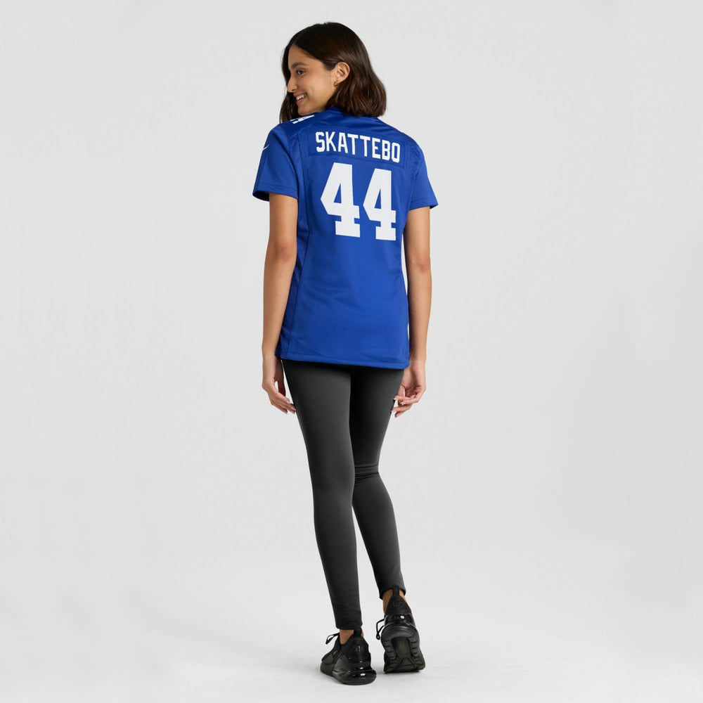 Cam Skattebo New York Giants Women's Team Game Player Jersey Royal | Nike for Sale