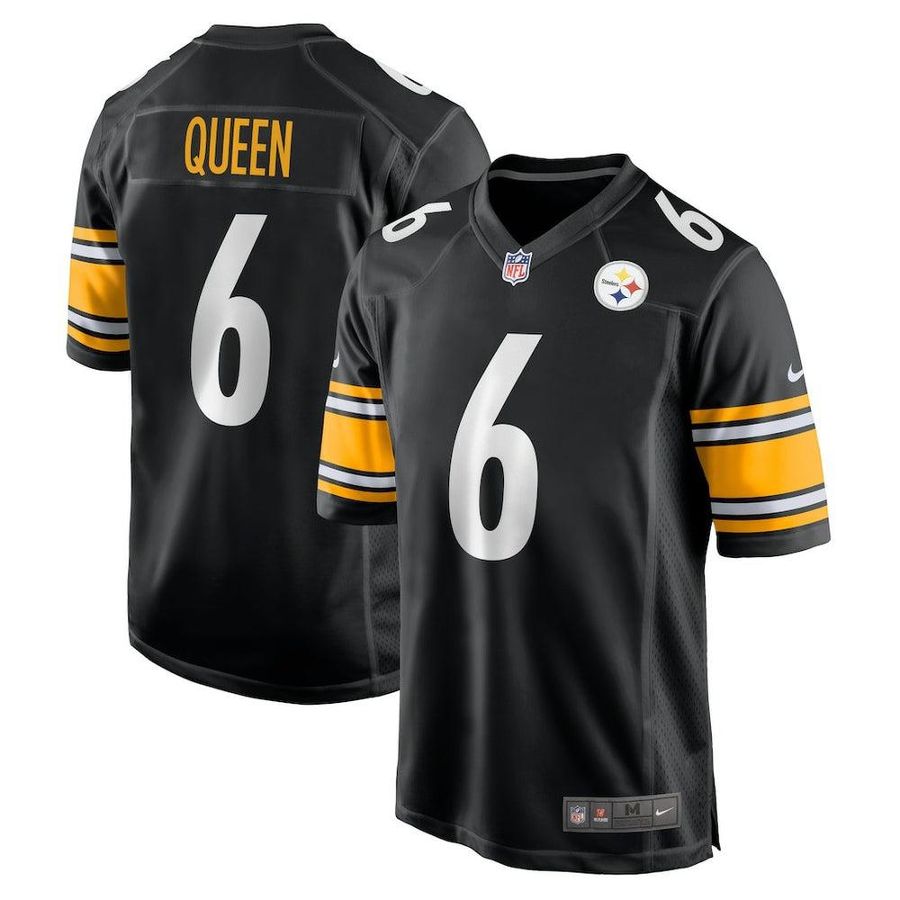 Patrick Queen Pittsburgh Steelers Game Player Jersey Black | Nike for Sale