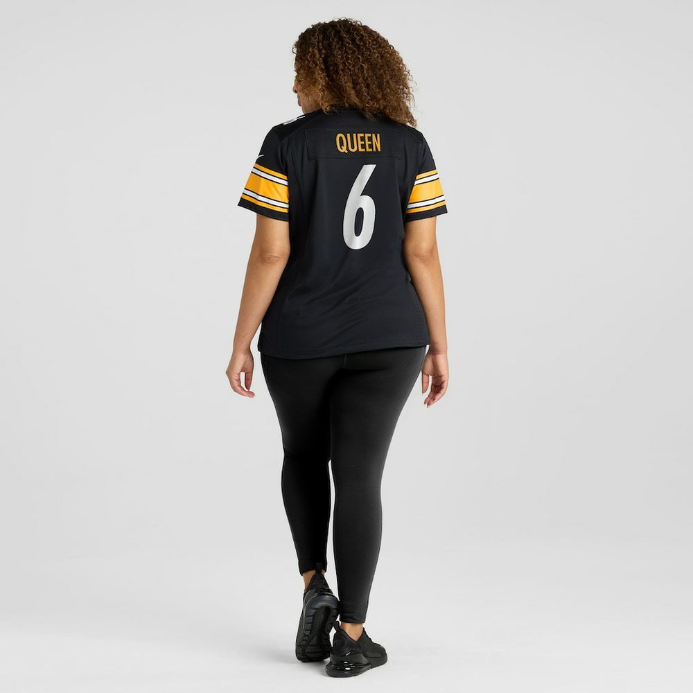 Patrick Queen Pittsburgh Steelers Women's Game Player Jersey Black | Nike for Sale