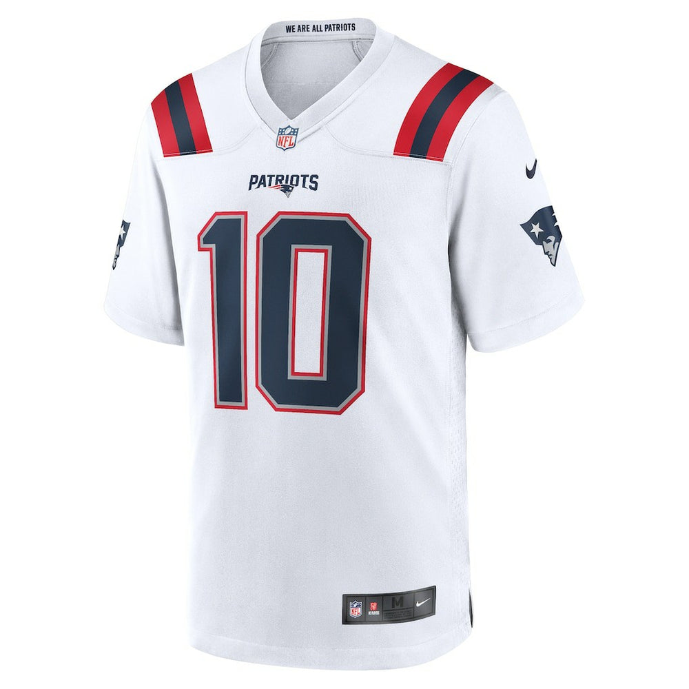 Drake Maye New England Patriots Player Game Jersey White | Nike for Sale