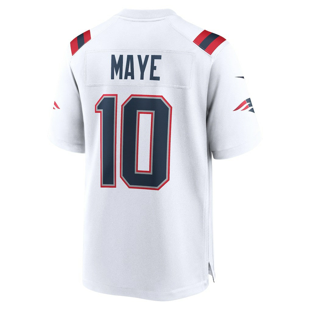 Drake Maye New England Patriots Player Game Jersey White | Nike for Sale