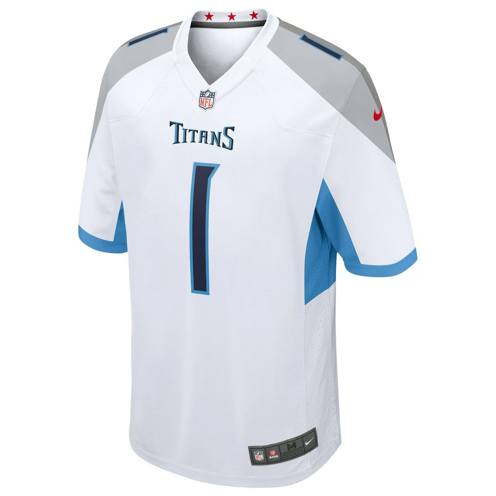 Cameron Ward Tennessee Titans 2025 NFL Draft First Round Pick Game Jersey White | Nike for Sale