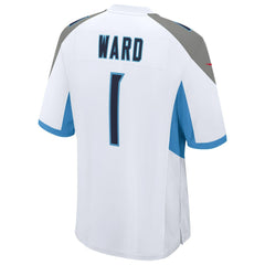 Cameron Ward Tennessee Titans 2025 NFL Draft First Round Pick Game Jersey White | Nike for Sale