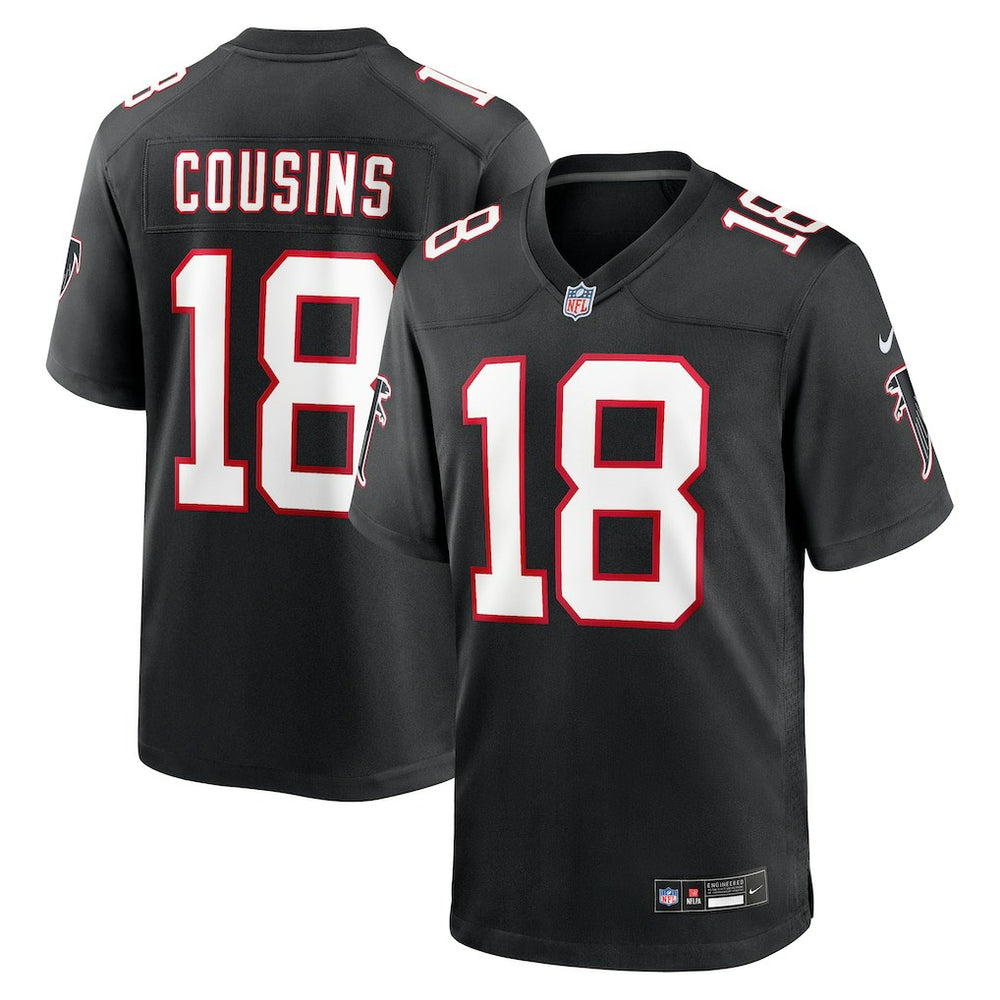 Kirk Cousins Atlanta Falcons Alternate Game Player Jersey Black | Nike for Sale
