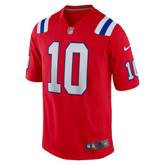 Drake Maye New England Patriots Player Game Jersey Red | Nike for Sale