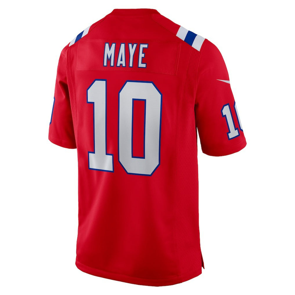Drake Maye New England Patriots Player Game Jersey Red | Nike for Sale