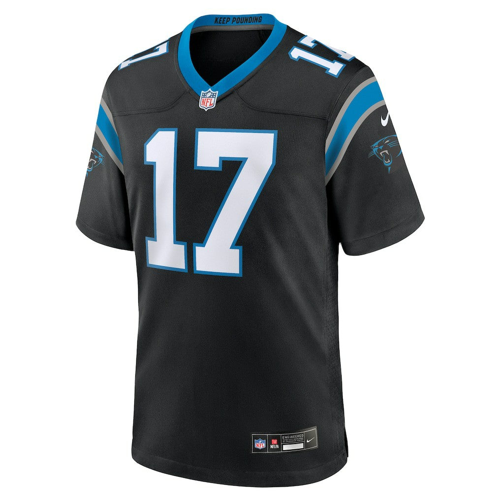 Xavier Legette Carolina Panthers 2024 NFL First Round Pick Game Player Jersey Black | Nike for Sale