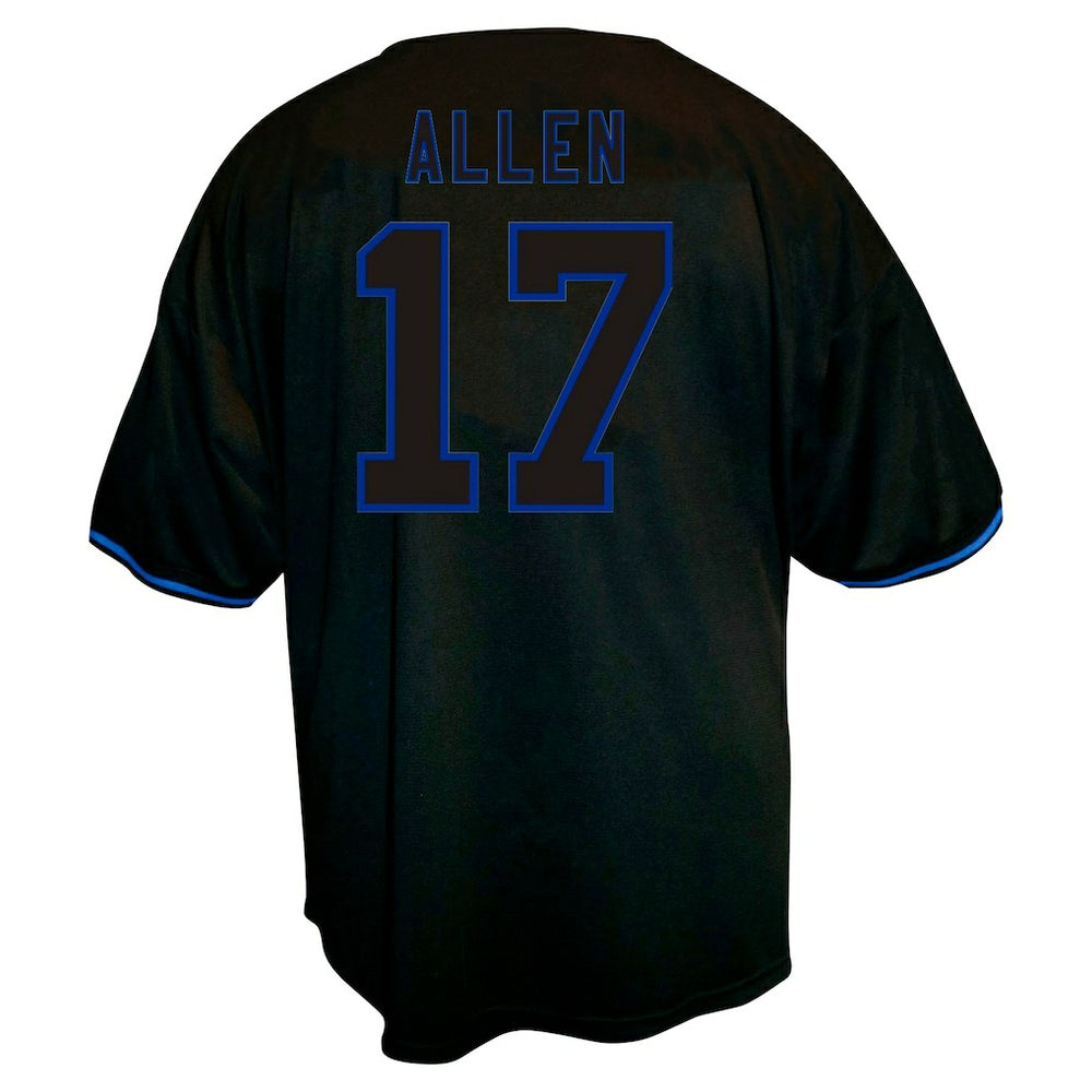 Josh Allen Buffalo Bills Big & Tall Baseball Button-Up Shirt Black | Fanatics