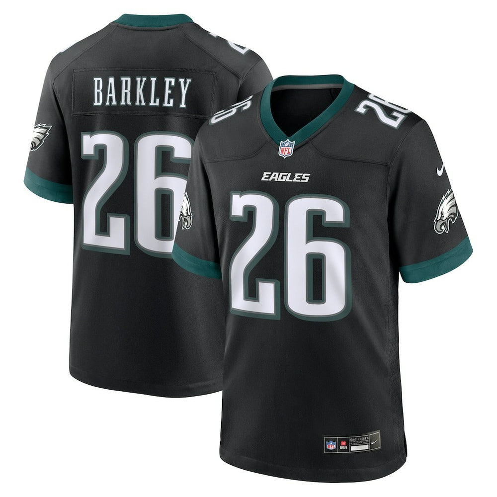Saquon Barkley Philadelphia Eagles Alternate Game Jersey Black | Nike for Sale