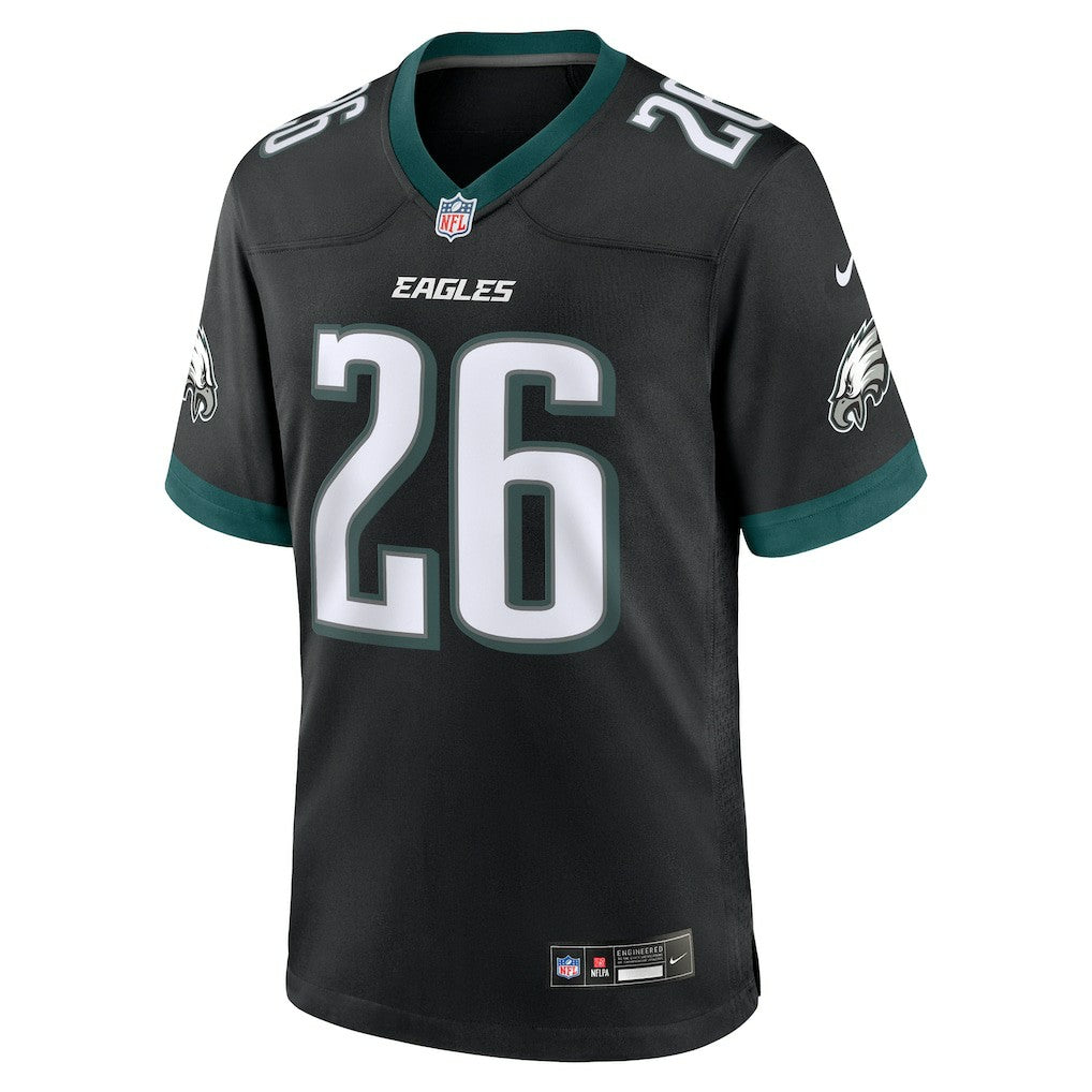 Saquon Barkley Philadelphia Eagles Alternate Game Jersey Black | Nike for Sale