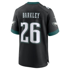 Saquon Barkley Philadelphia Eagles Alternate Game Jersey Black | Nike for Sale