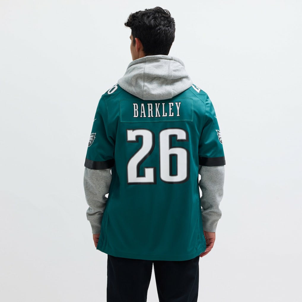 Saquon Barkley Philadelphia Eagles Game Player Jersey Midnight Green | Nike for Sale