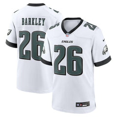 Saquon Barkley Philadelphia Eagles Game Jersey White | Nike for Sale