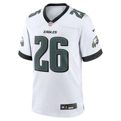 Saquon Barkley Philadelphia Eagles Game Jersey White | Nike for Sale