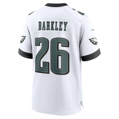 Saquon Barkley Philadelphia Eagles Game Jersey White | Nike for Sale