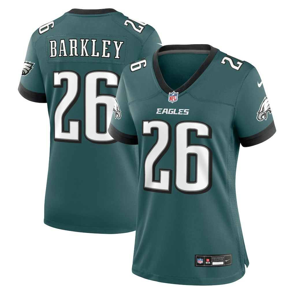 Saquon Barkley Philadelphia Eagles Women's Game Player Jersey Midnight Green | Nike for Sale