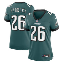 Saquon Barkley Philadelphia Eagles Women's Game Player Jersey Midnight Green | Nike for Sale