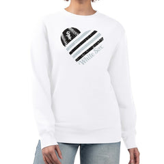 Chicago White Sox G-III 4Her by Carl Banks Women's Heart Logo Fleece Pullover Sweatshirt - MLB