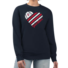 Cleveland Guardians G-III 4Her by Carl Banks Women's Heart Logo Fleece Pullover Sweatshirt - MLB