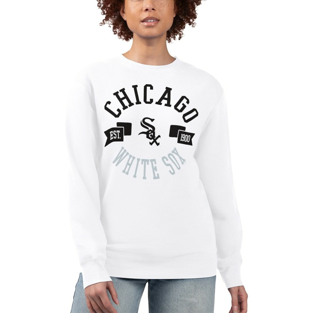 Chicago White Sox G-III 4Her by Carl Banks Women's Team Logo Fleece Pullover Sweatshirt - MLB