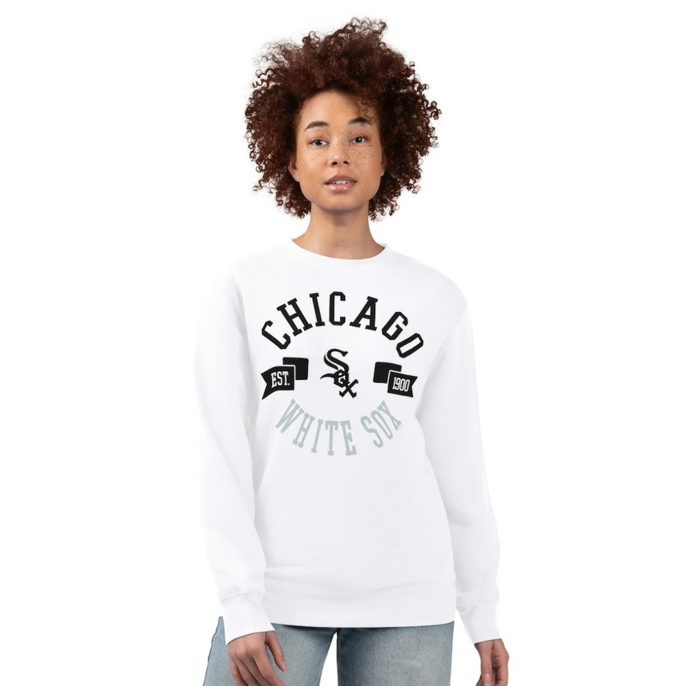 Chicago White Sox G-III 4Her by Carl Banks Women's Team Logo Fleece Pullover Sweatshirt - MLB
