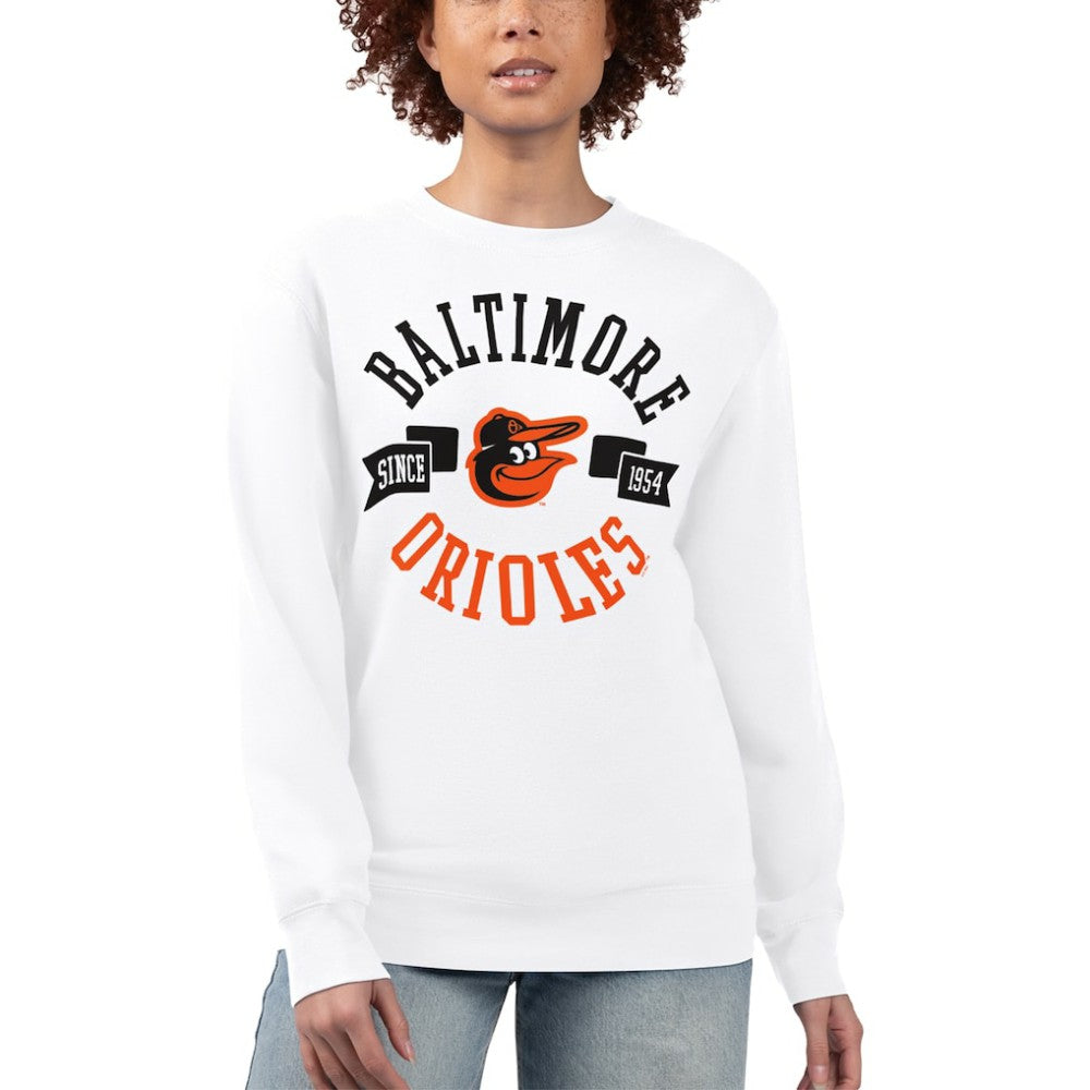 Baltimore Orioles G-III 4Her by Carl Banks Women's Team Logo Fleece Pullover Sweatshirt - MLB