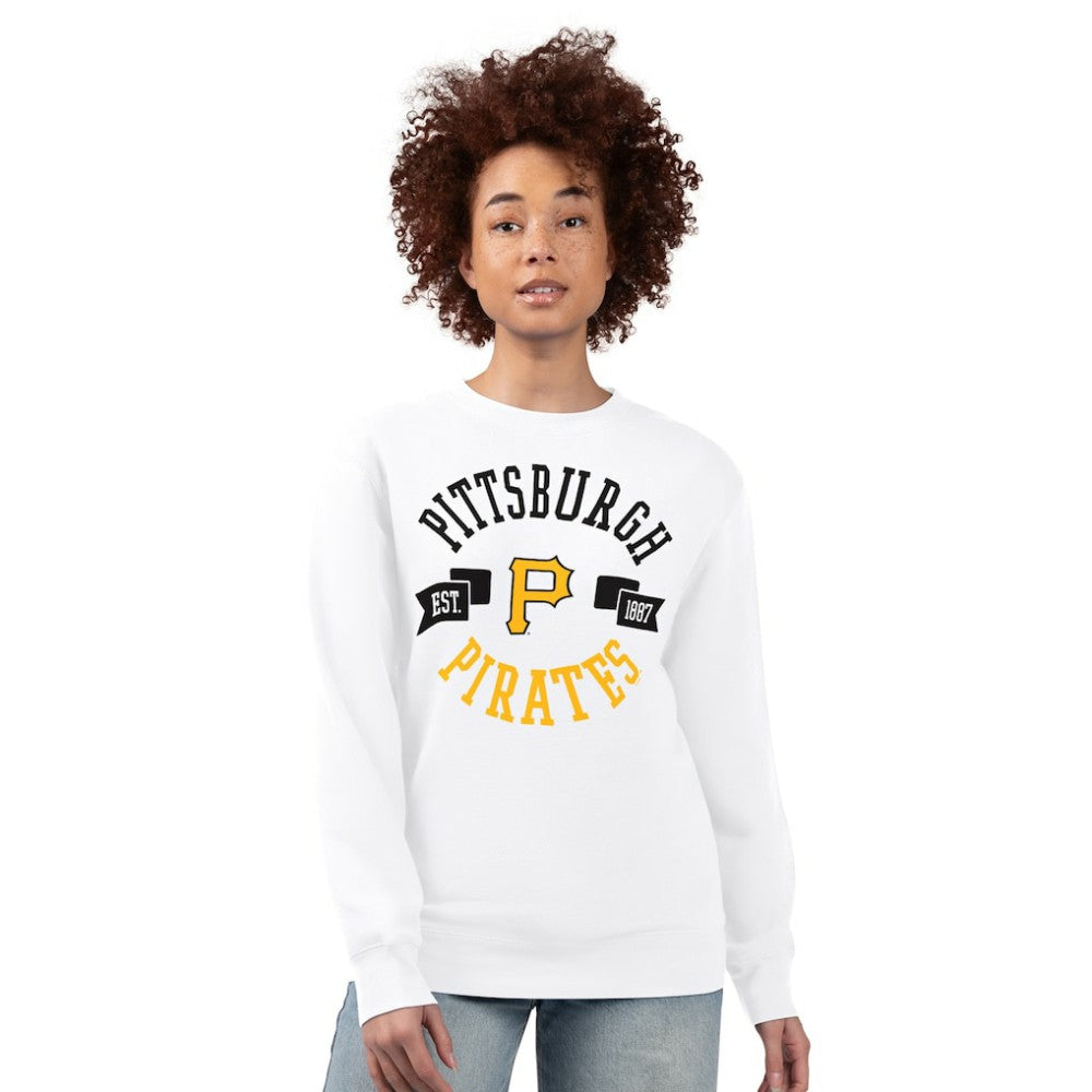 Pittsburgh Pirates G-III 4Her by Carl Banks Women's Team Logo Fleece Pullover Sweatshirt - MLB