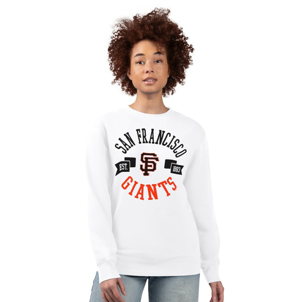 San Francisco Giants G-III 4Her by Carl Banks Women's Team Logo Fleece Pullover Sweatshirt - MLB