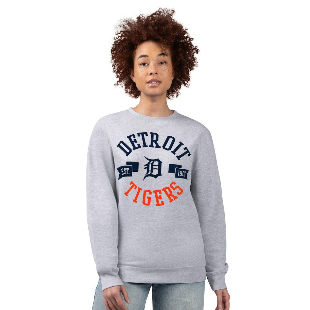 Detroit Tigers G-III 4Her by Carl Banks Women's Team Logo Fleece Pullover Sweatshirt - MLB