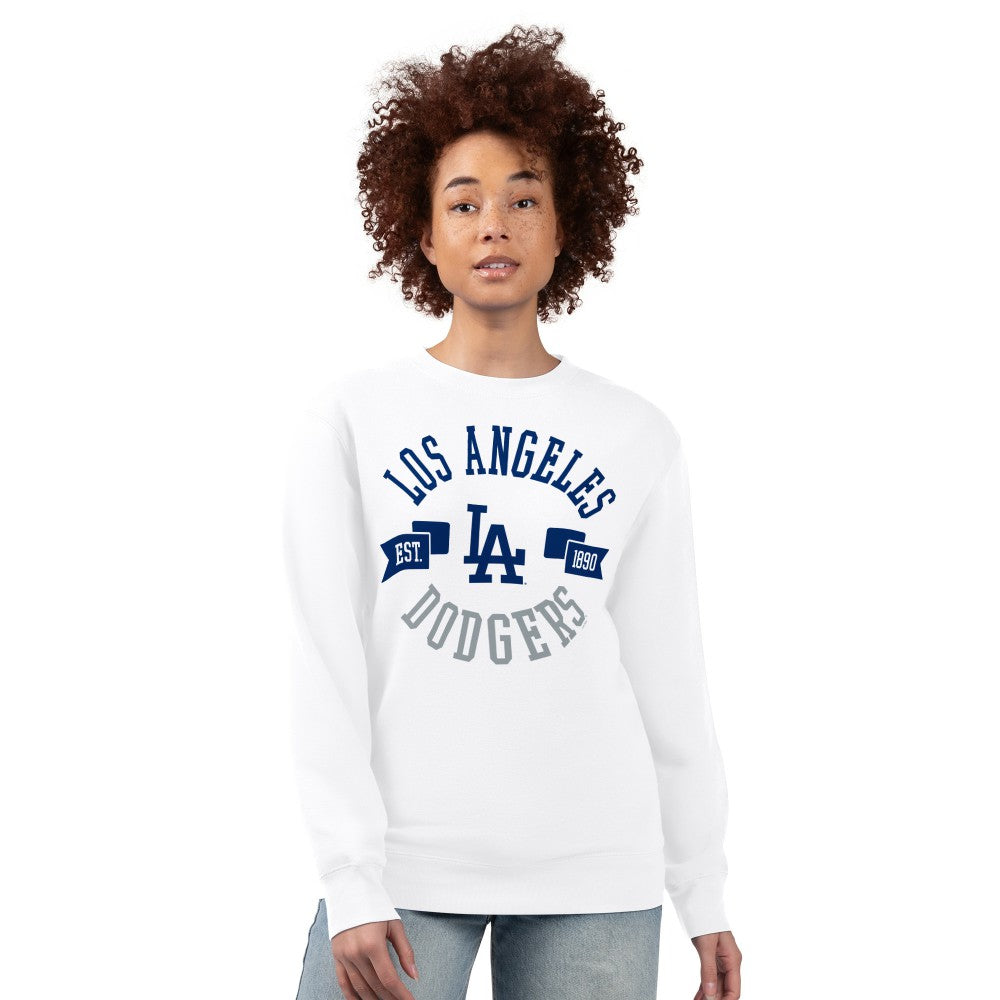 Los Angeles Dodgers G-III 4Her by Carl Banks Women's Team Logo Fleece Pullover Sweatshirt - MLB