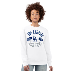 Los Angeles Dodgers G-III 4Her by Carl Banks Women's Team Logo Fleece Pullover Sweatshirt - MLB