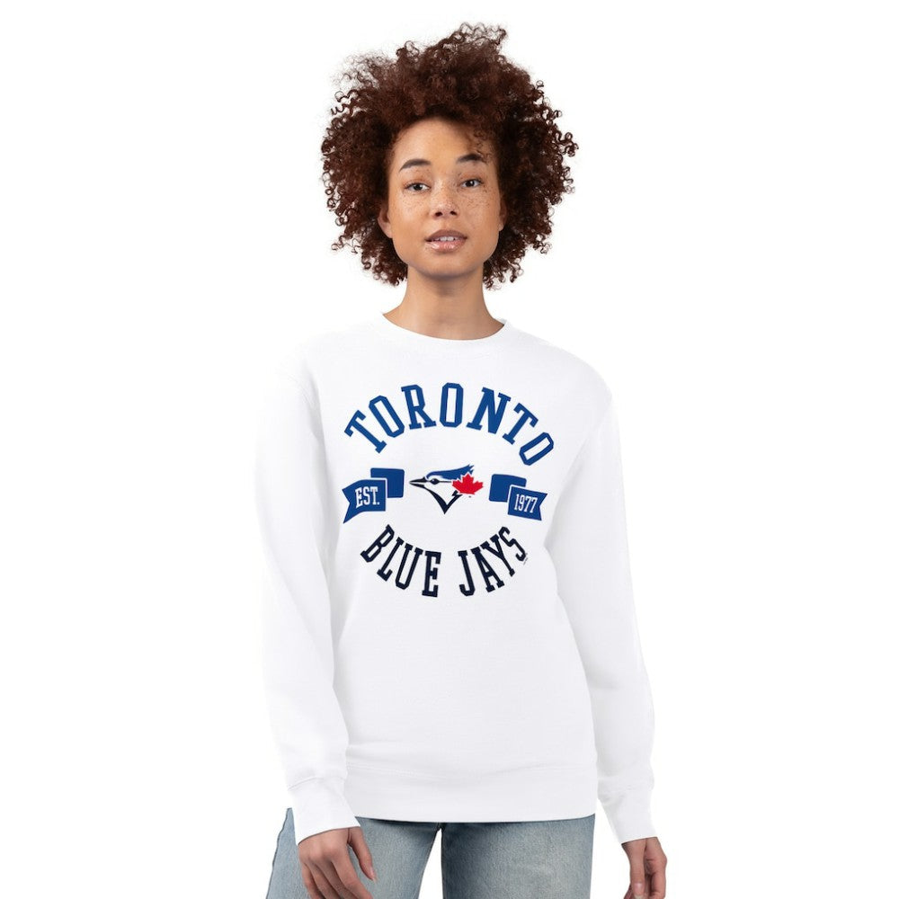 Toronto Blue Jays G-III 4Her by Carl Banks Women's Team Logo Fleece Pullover Sweatshirt - MLB