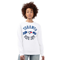 Toronto Blue Jays G-III 4Her by Carl Banks Women's Team Logo Fleece Pullover Sweatshirt - MLB