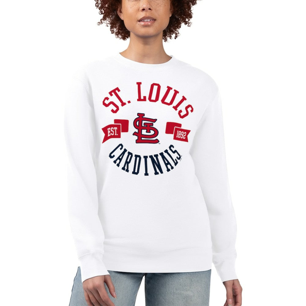 St. Louis Cardinals G-III 4Her by Carl Banks Women's Team Logo Fleece Pullover Sweatshirt - MLB