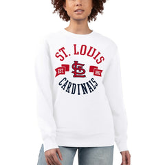 St. Louis Cardinals G-III 4Her by Carl Banks Women's Team Logo Fleece Pullover Sweatshirt - MLB