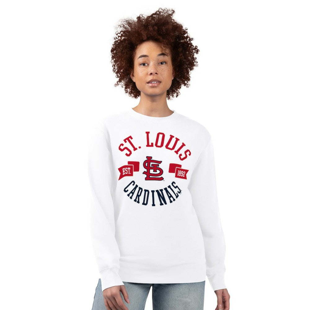 St. Louis Cardinals G-III 4Her by Carl Banks Women's Team Logo Fleece Pullover Sweatshirt - MLB